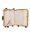 Zipperless Carry-On Luggage with Cup Holder
