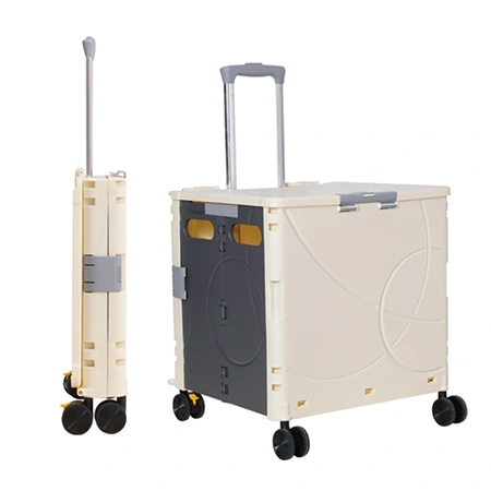 4-Wheel Foldable Box Trolley