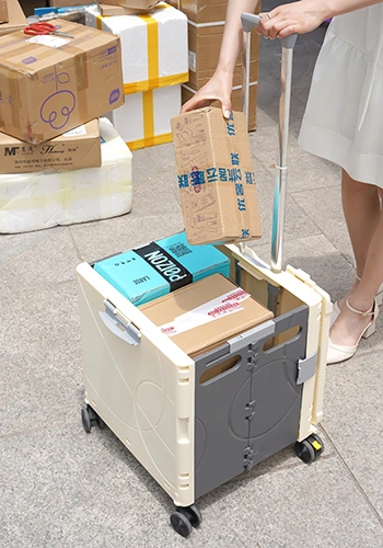 Collecting parcels 